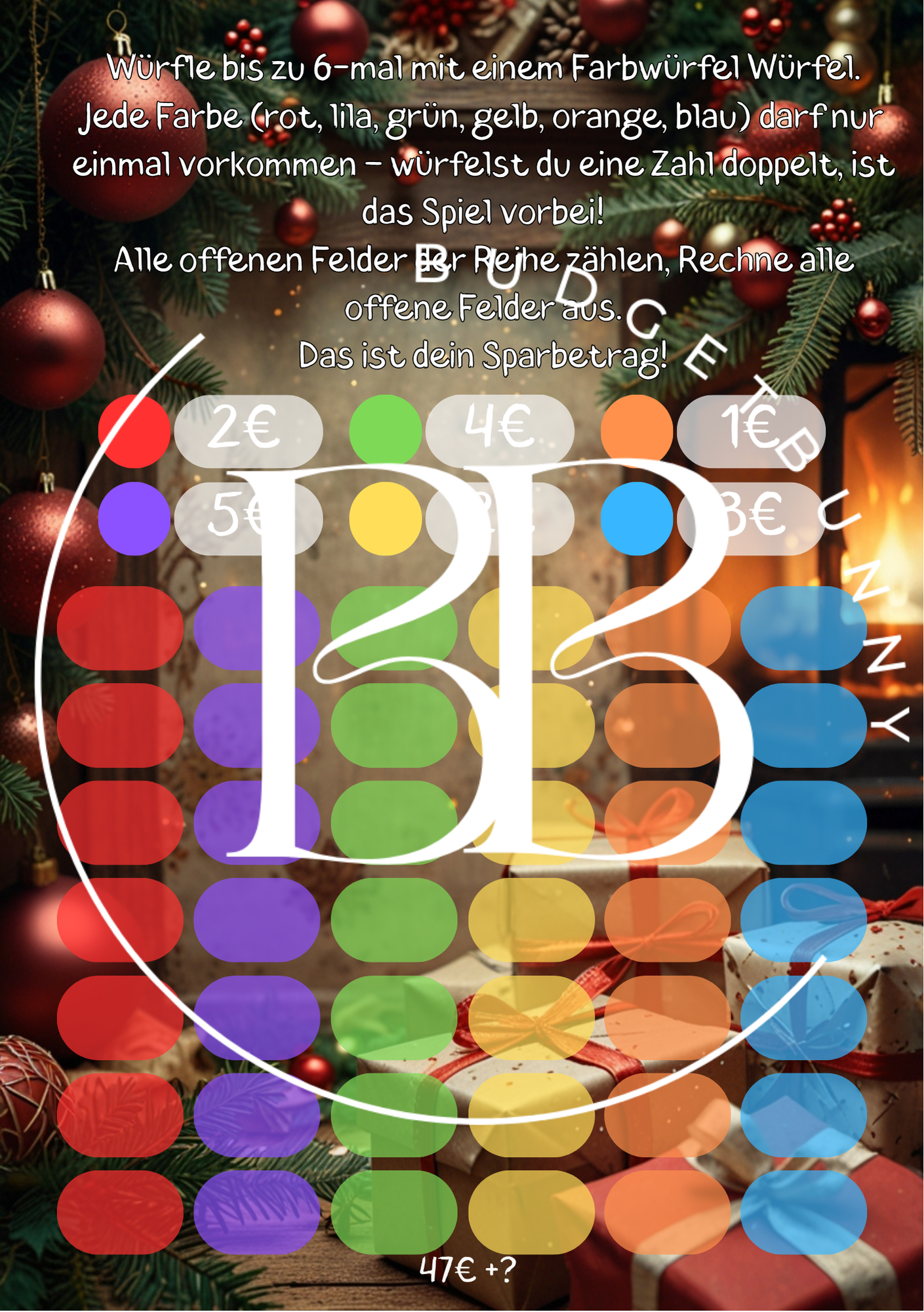 Sparbuch ,,Weihnachten,,