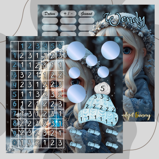 2er Klappkarte ,,Wendy,,