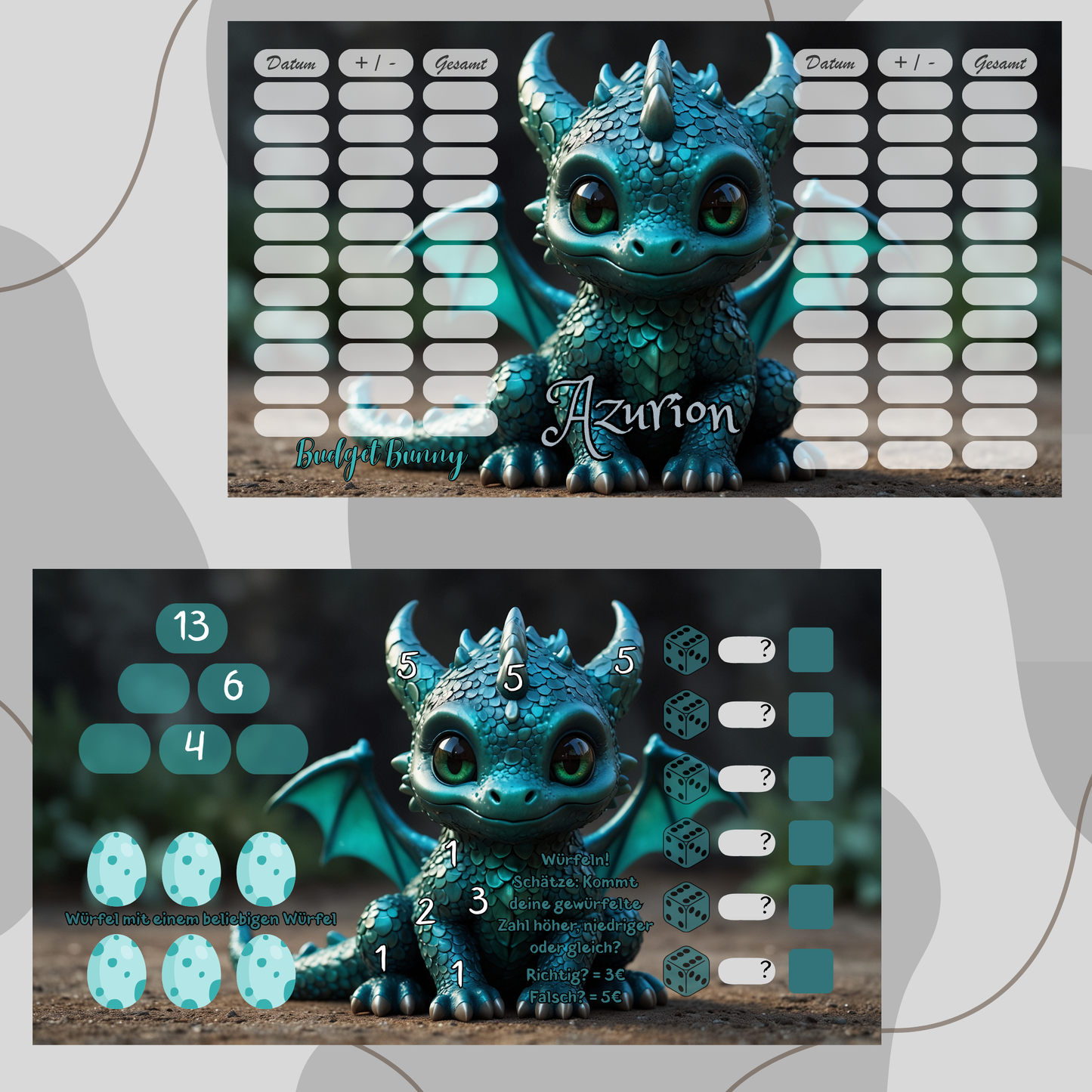 A7 3er Klappkarte ,,Azurion,,