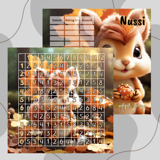 2er-Klappkarte ,,Nussi,,