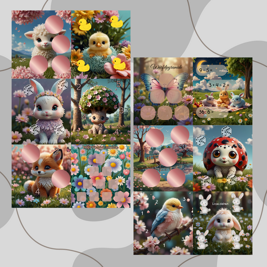 Mini Jahreschallenge zum Abheften ,,Frühling,,