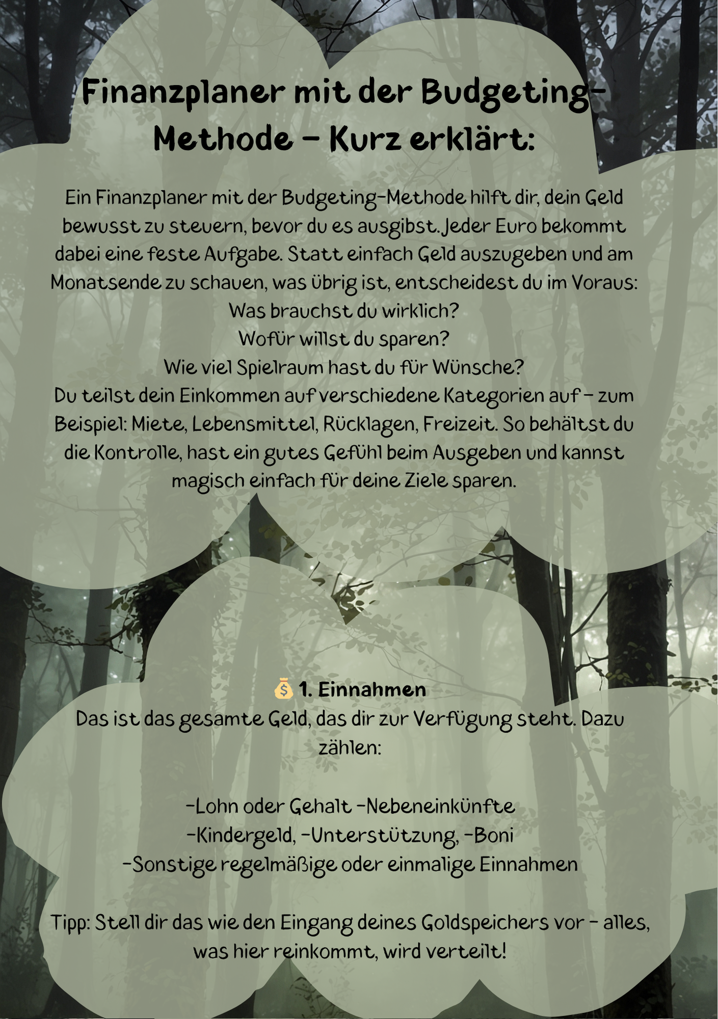 Dein Persönliches Finanzbuch für 12 Monate