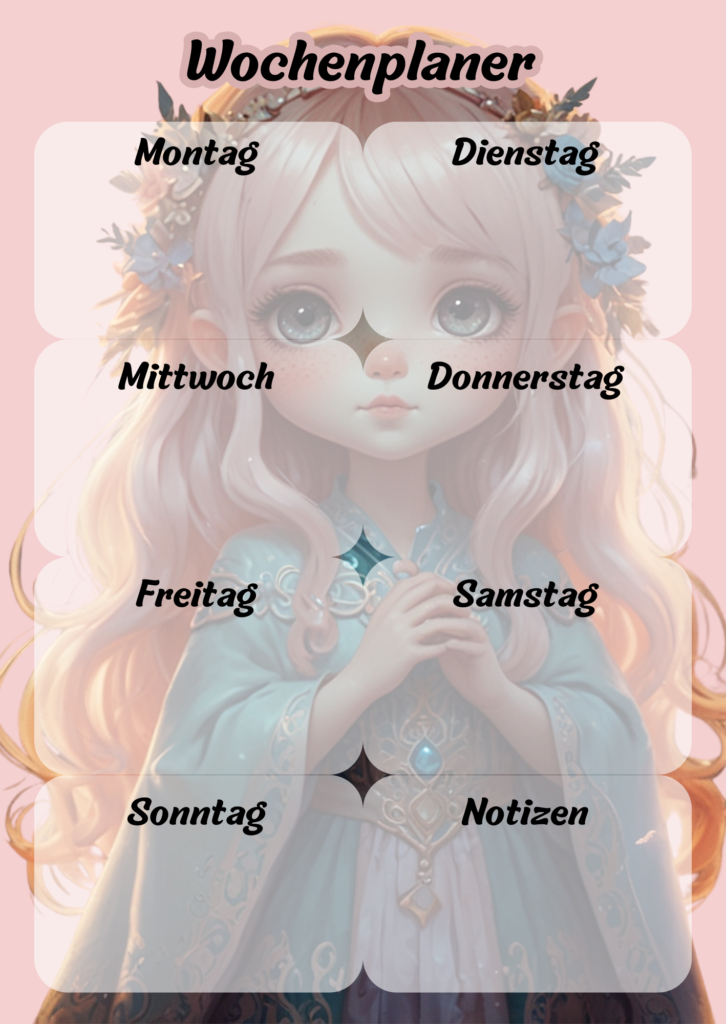 A5 Wochenplanerblock