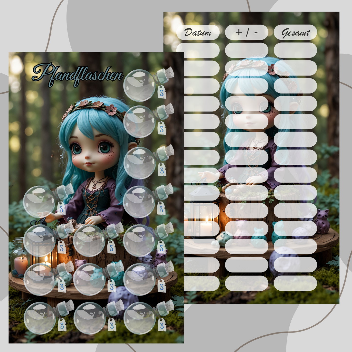 Einzelchallenge zum Abheften ,,Pfandflaschen,,