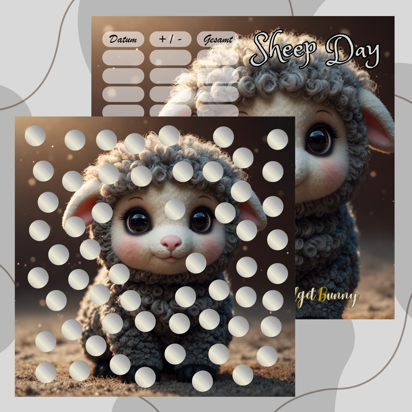 2er Klappkarte ,,Sheep Day,,