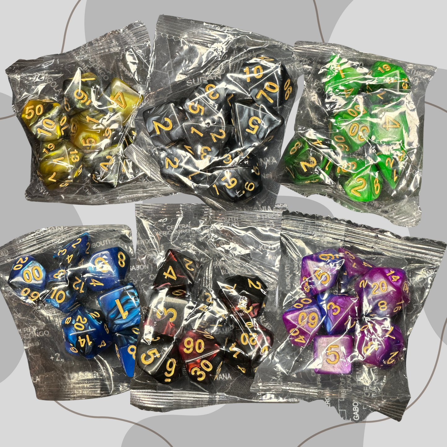 Würfelset (7-teilig)