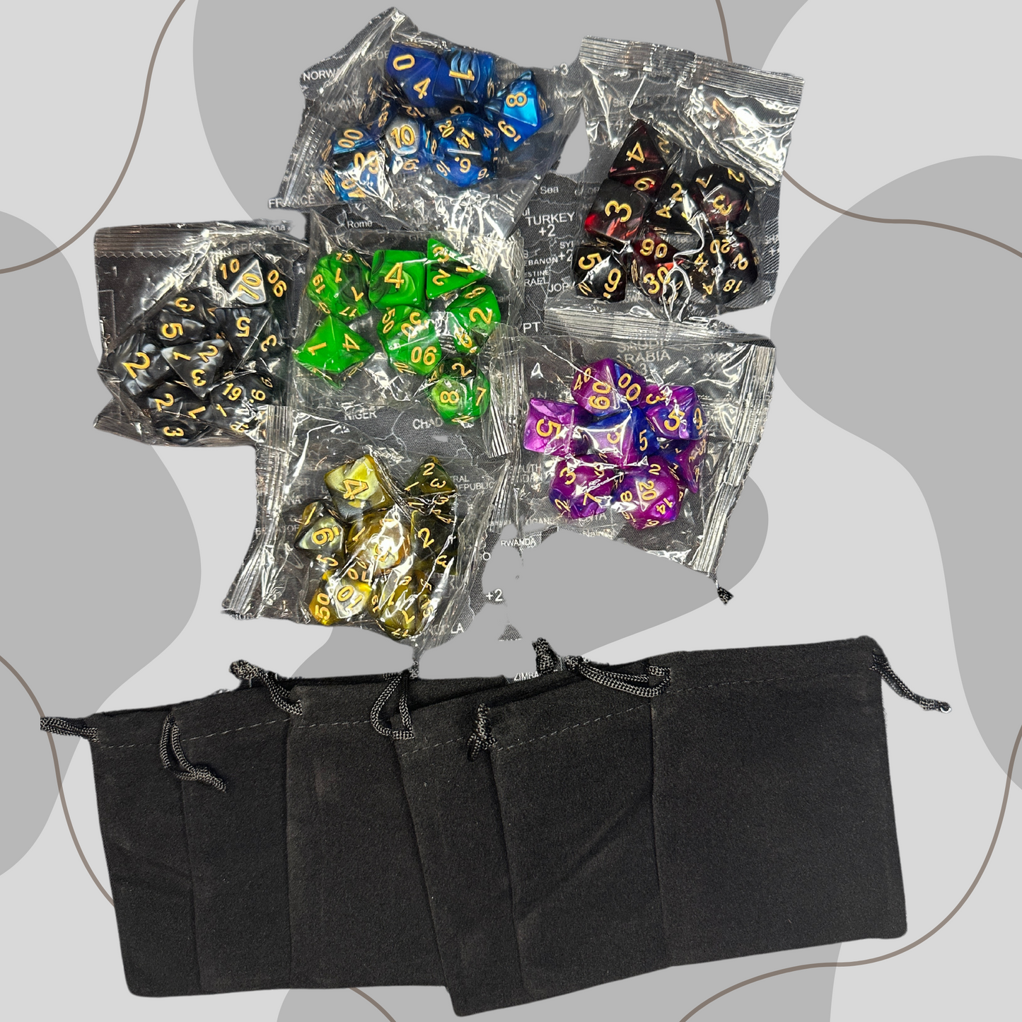 Würfelset (7-teilig)