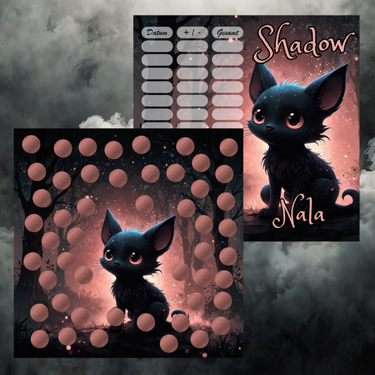 2er Klappkarte ,,Shadow Nala,, foliert