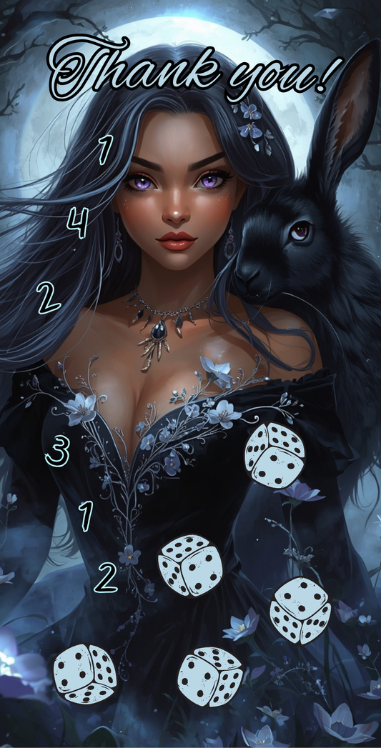 A6 Thank you ,,Schattenhase,, matt foliert