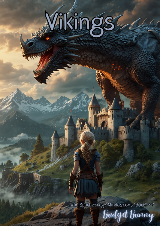A5 Sparbuch ,,Vikings,,