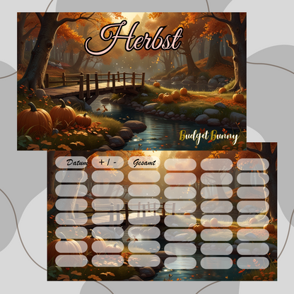 4er Set Mini Jahreschallenge ,,Herbst, Winter, Frühling, Sommer,,