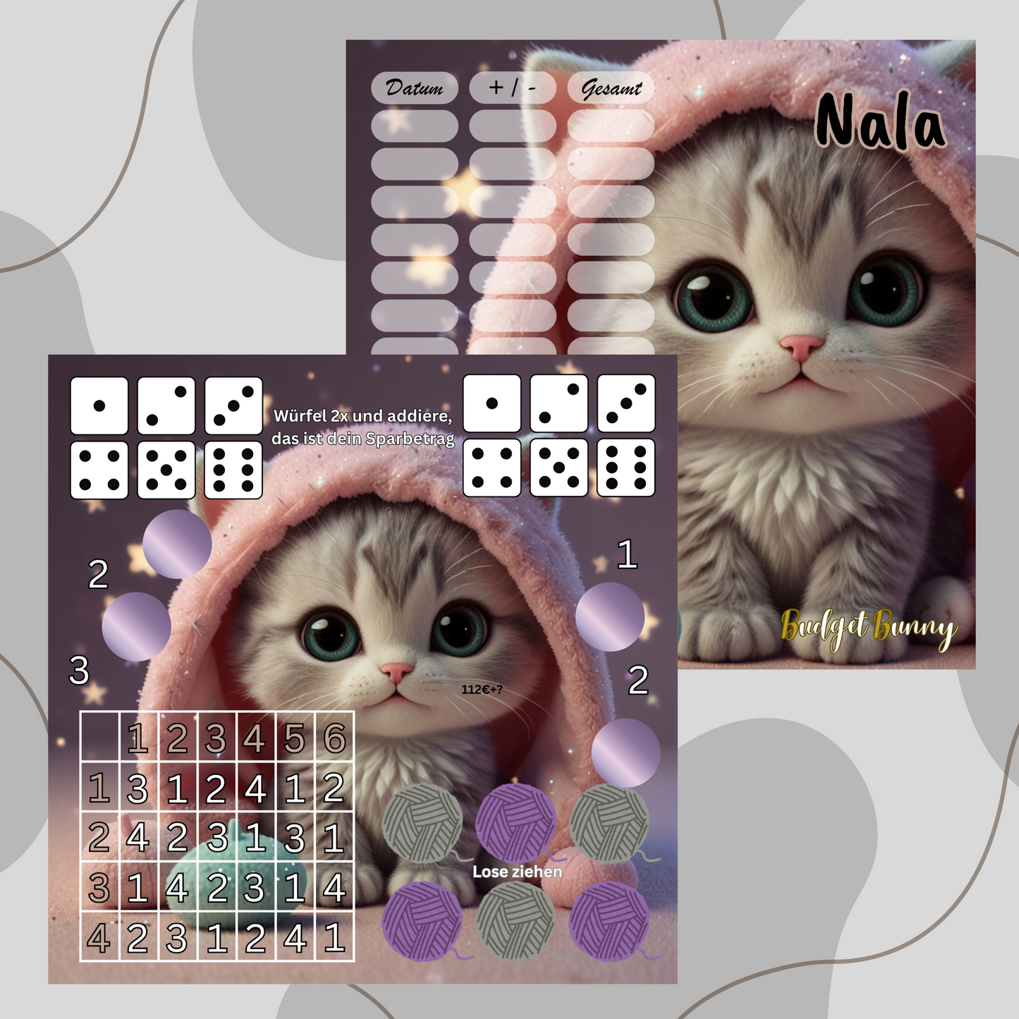 2er Klappkarte ,,Nala,,