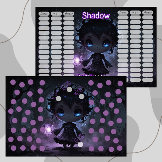 A6 3er Klappkarte ,,Shadow Whitcher,,