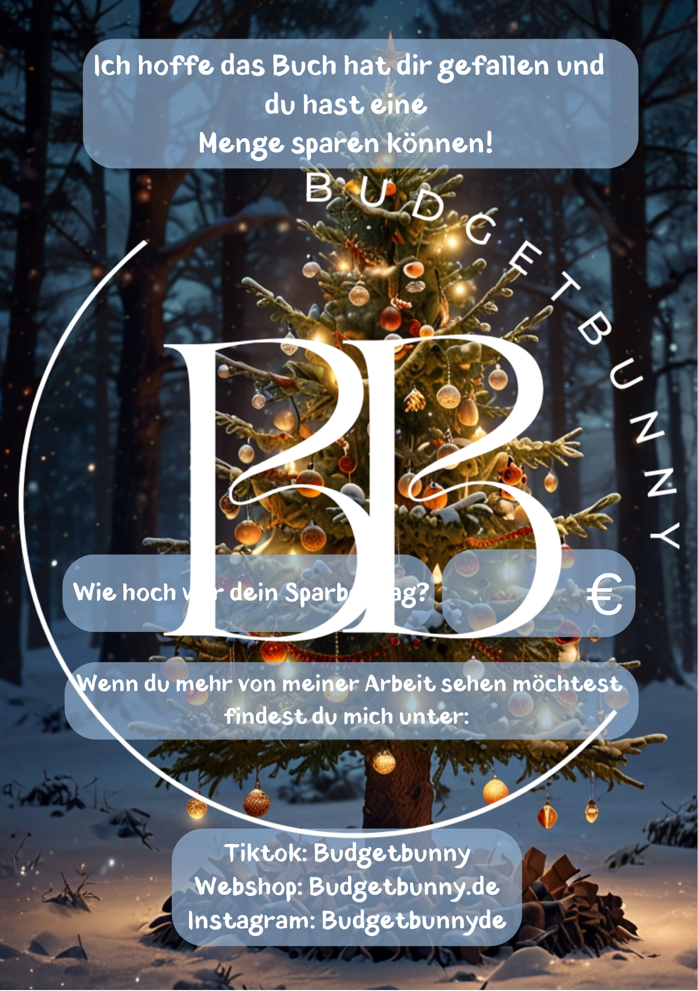 Sparbuch ,,Weihnachten,,