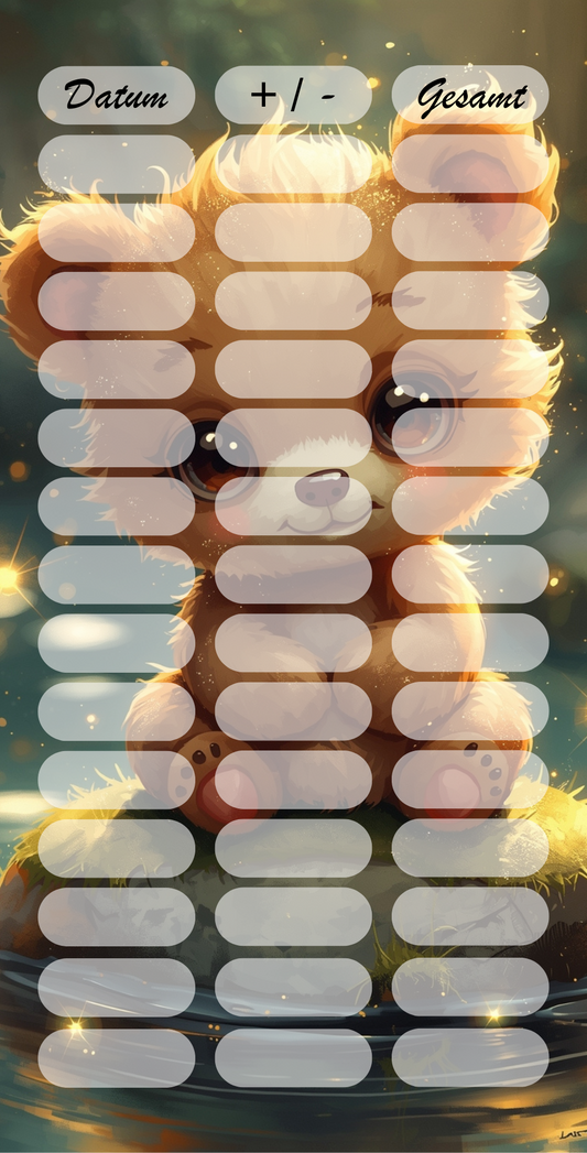 A6 Trackerblock, Bärchen