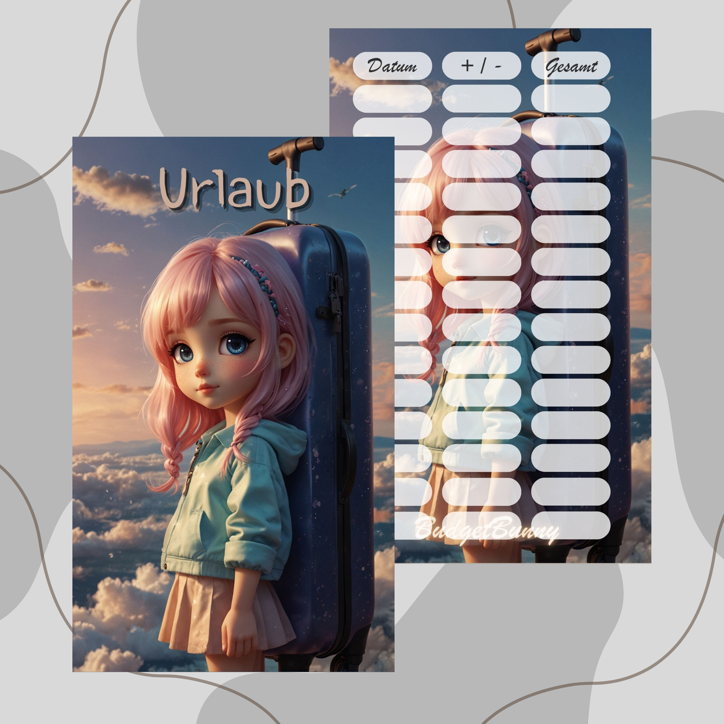 Deckblätter 2.0 Auto, Notgroschen, Drogerie.....