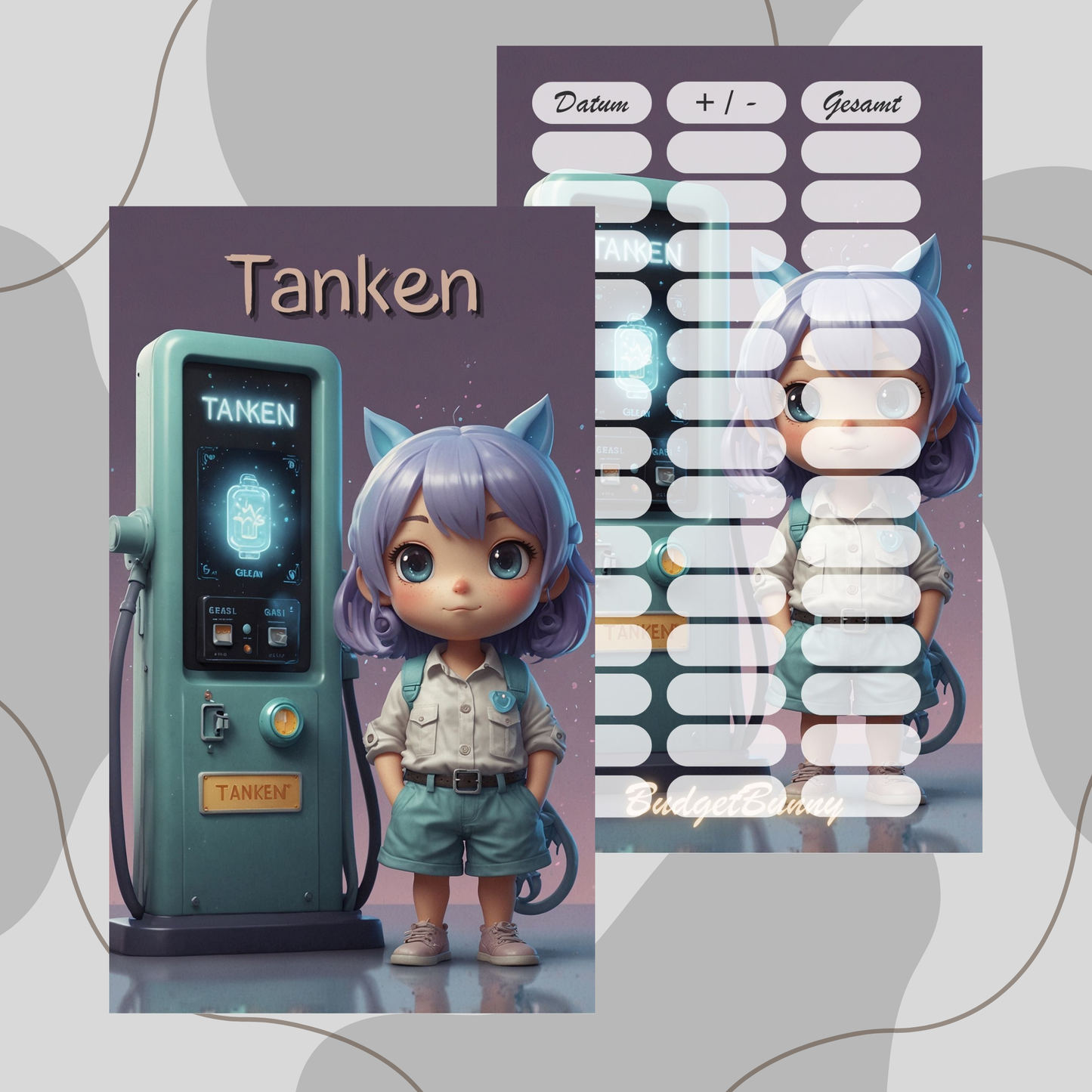 Deckblätter 2.0 Auto, Notgroschen, Drogerie.....