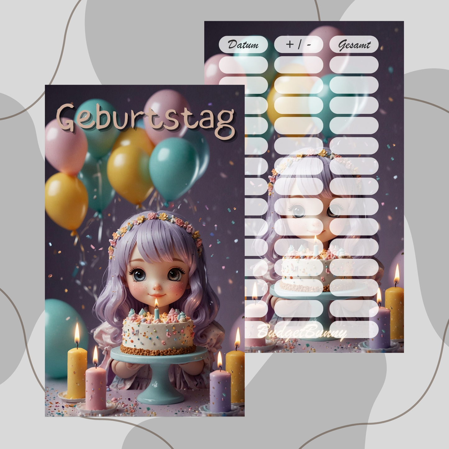 Deckblätter 2.0 Auto, Notgroschen, Drogerie.....