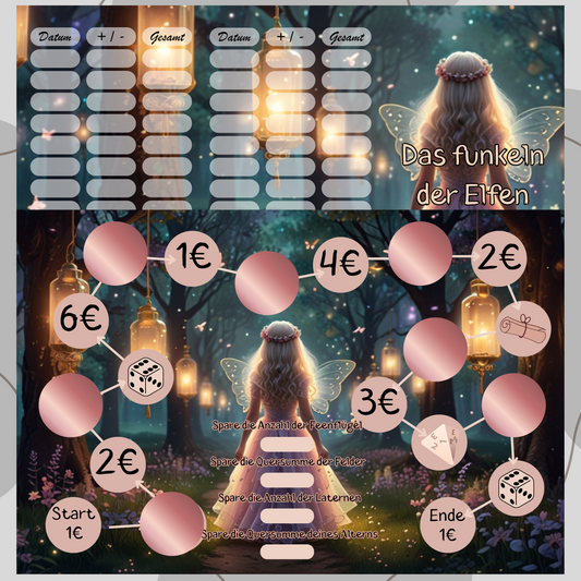 3er Klappkarte ,,Das funkeln der Elfen,,