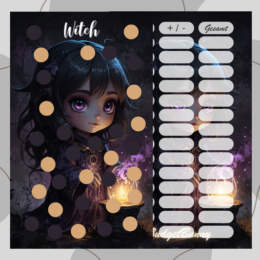 A6 Einheftchallenge ,,Witch,,