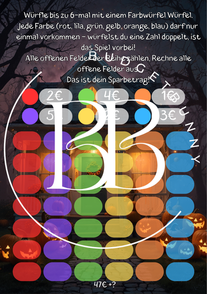 Sparbuch ,,Halloween,,