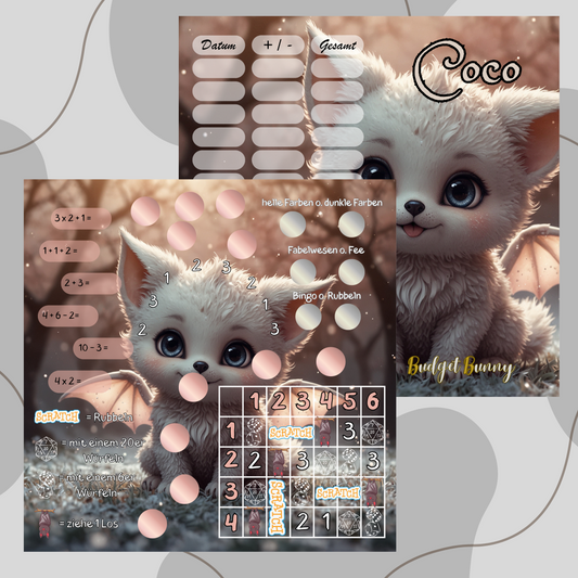 2er Klappkarte ,,Coco,,