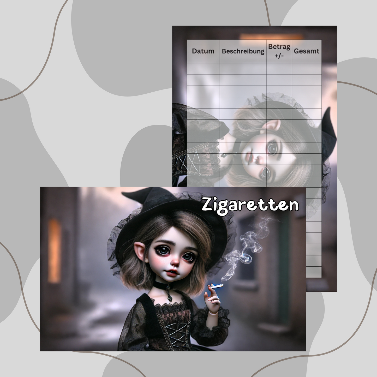 Deckblatt ,,Zigaretten,,