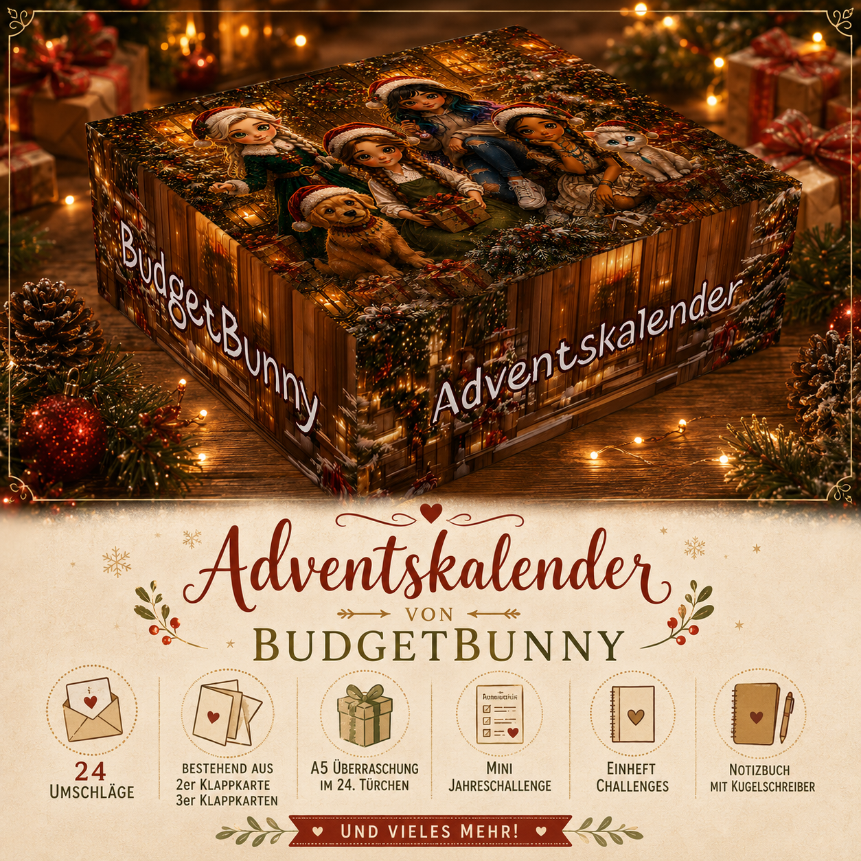 🎄 BudgetBunny Adventskalender 2026 – Jetzt vorbestellen! 🎄