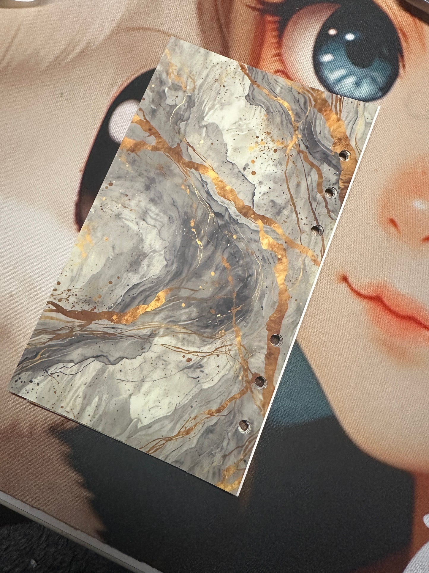 B- Ware A6 6er Register ,,Fee,, (wegen einer kleinen weißen Linie bei Challenge 6 hinten drauf)