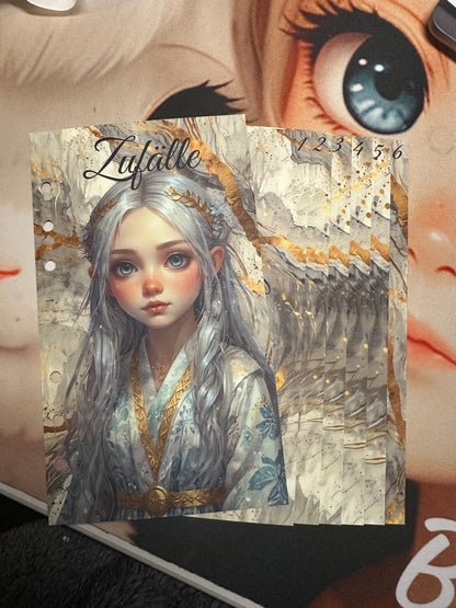 B- Ware A6 6er Register ,,Fee,, (wegen einer kleinen weißen Linie bei Challenge 6 hinten drauf)