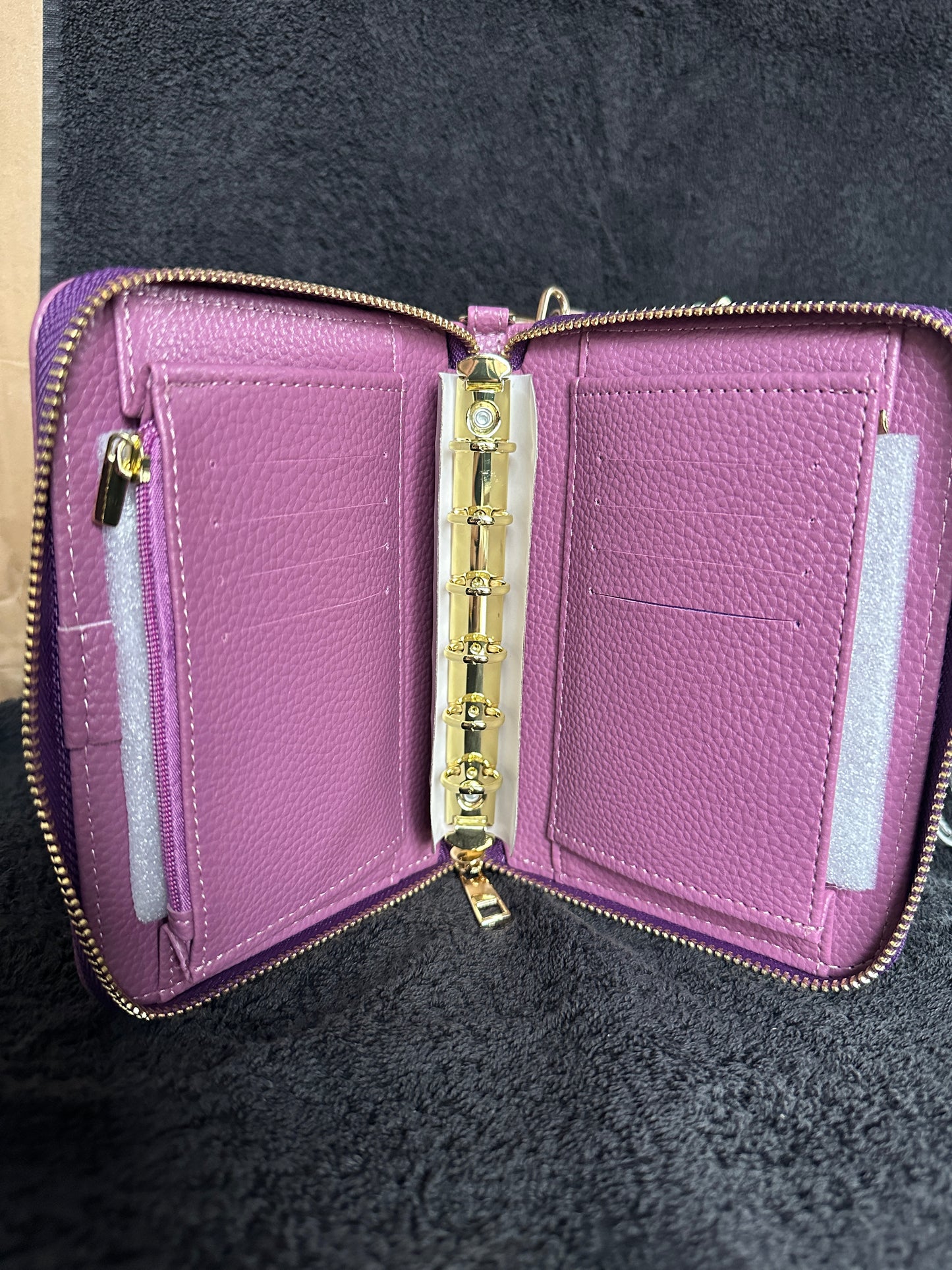 A7 Binder mit Reisverschluss und mit 20-25mm Ringen