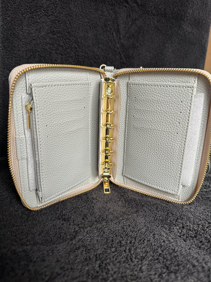 A7 Binder mit Reisverschluss und mit 20-25mm Ringen