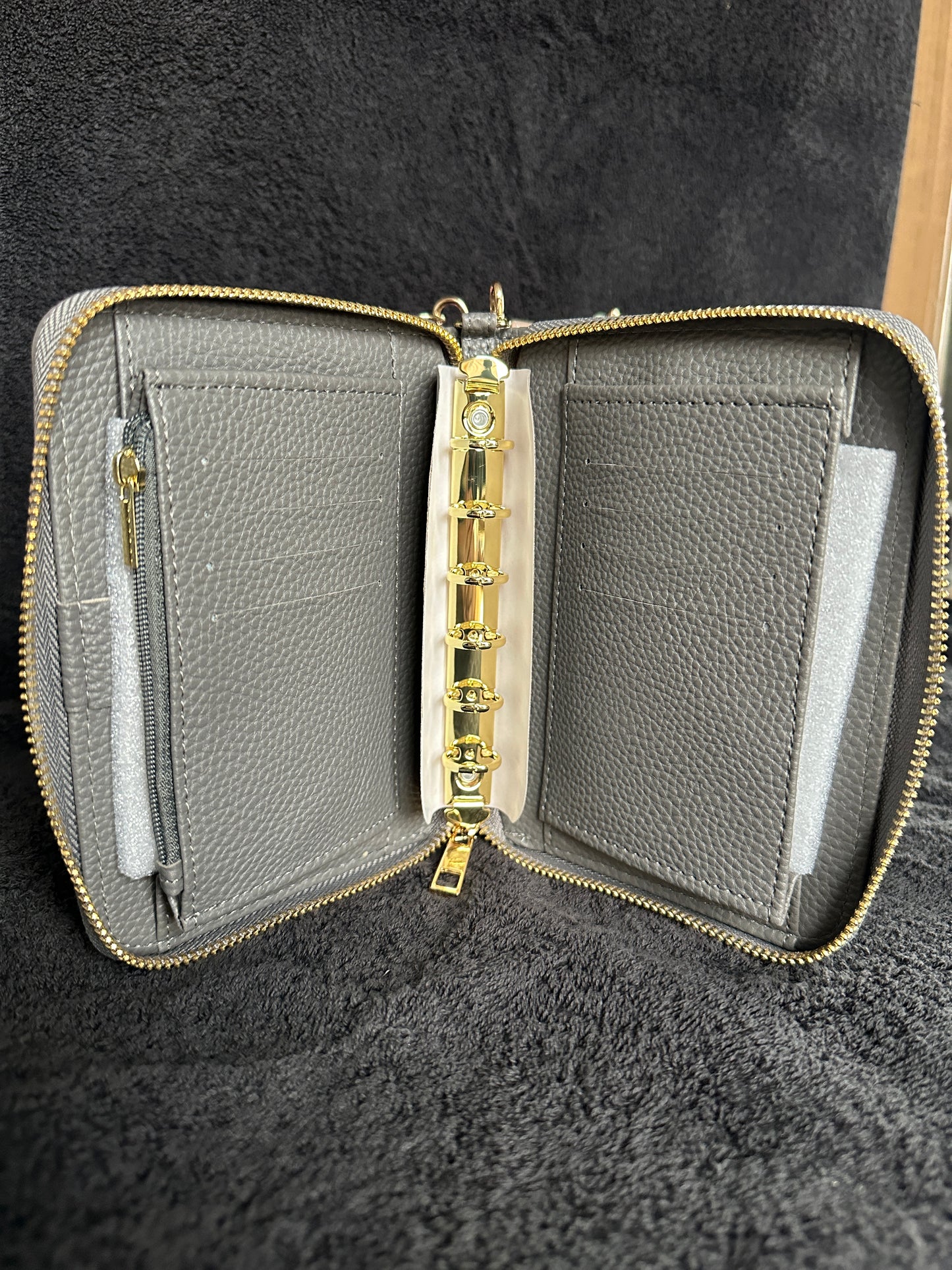 A7 Binder mit Reisverschluss und mit 20-25mm Ringen