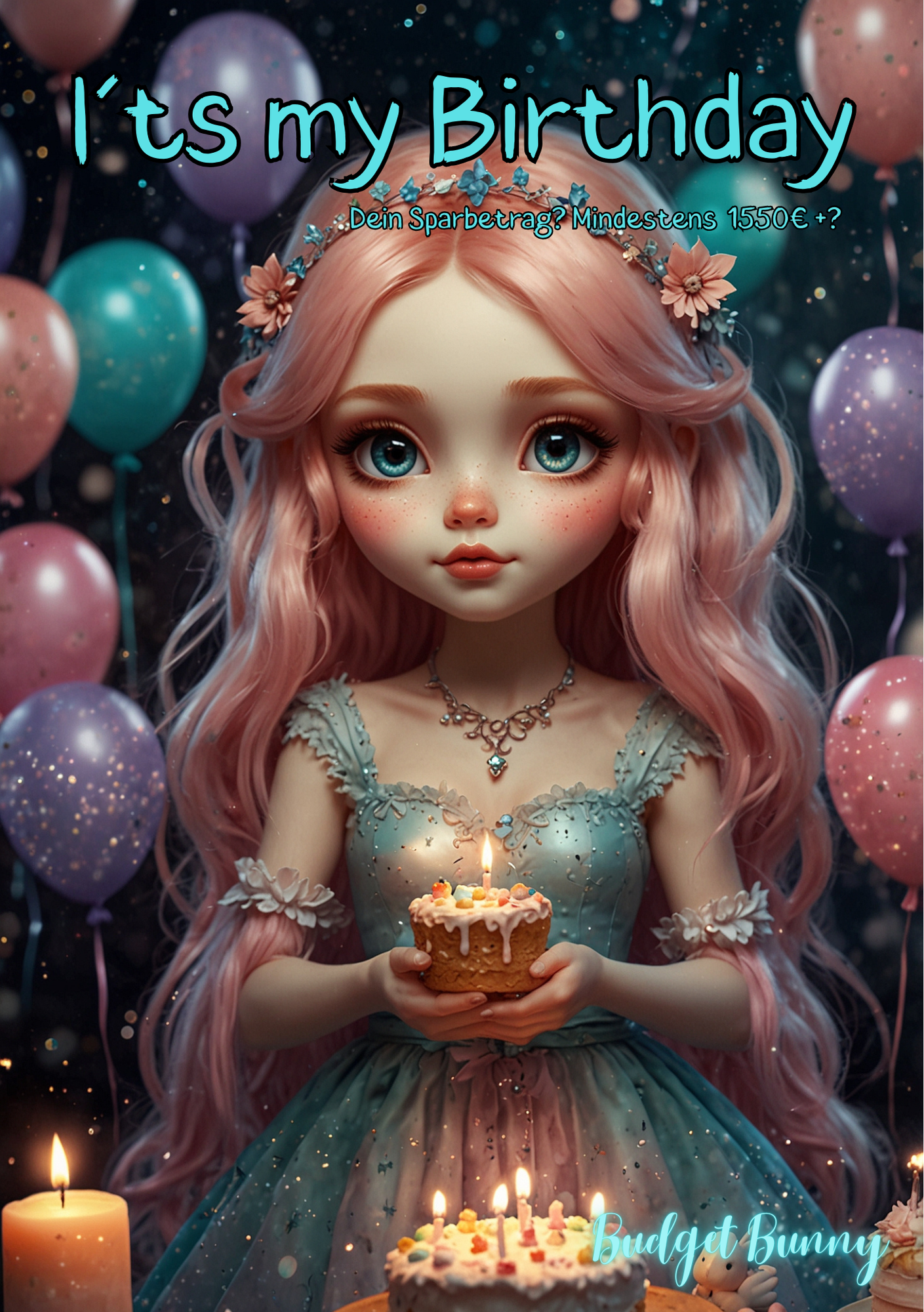 Sparbuch ,,I´ts my Birthday,,